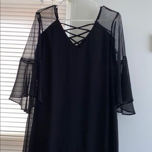 Mesh Black Dress